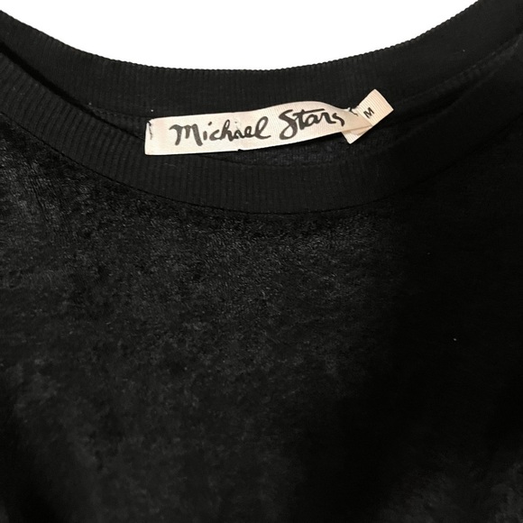 3/$30 MICHAEL STARS VELOUR T-SHIRT CREW NECK RELAXED FIT SHORT SLEEVE SZ M - Picture 10 of 10